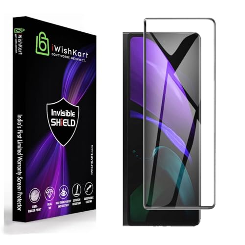 Image of Military Grade compatible with SmartPhone Tempered Glass screen protector guard | Scratch Resistance | 9H Hardness | Edge-to-Edge Protection | Easy Installation Kit | 0 Inch (Fold 8 Ultra)
