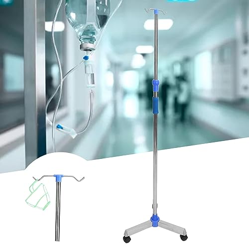 Pólo de Suporte IV, Design Destacável Ajustável Em Altura de Aço Inoxidável Haste Grossa Pólo de Sac