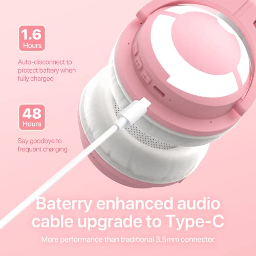 YOWU Casque d’écoute de Chat RVB sans Fil 5.0 avec Micro intégré, éclairage et Effet Personnalisables Via Application… - Les Beatles, Paul McCartney, John Lennon, RIngo Starr, George Harrison YOWU Casque d'écoute de Chat RVB sans Fil 5.0 avec Micro intégré, éclairage et Effet Personnalisables Via Application… – Image 8