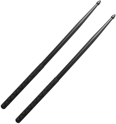 Miniatura 3 de Nylon Drum Sticks for Drum Set 5A Light Durable Plastic Exercise ANTI-SLIP Handles Drumsticks for Adults Musical Instrument Percussion Accessories
