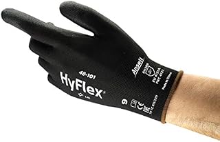 Ansell Unisex 4810x Gloves, Black, L Pack of 12 UK