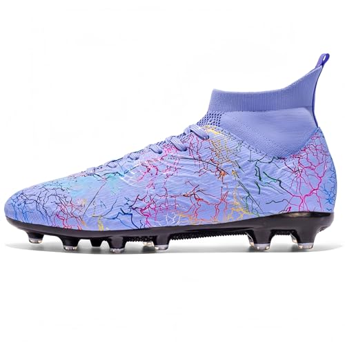 Image of Mens Soccer Cleats Womens Indoor Soccer Shoes Wide Baseball Turf Shoes Adult Youth Rugby Shoes Big Boys Small Spikes AG TF Football Boots