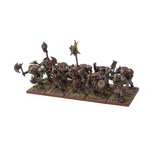 Mantic Orc Morax Troop régiment Orque de 10 guerriers fantastiques 28mm