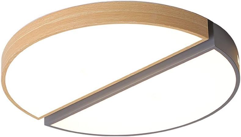 Plafonnier LED circulaire haut de gamme design demi-cercle en acrylique blanc