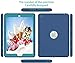 Case for ipad 4th 3rd 2nd Generation 9.7 inch (11Years ago Old Model) A1458 A1430 A 1416 High-Impact Shock Absorbent Silicone Hard Plastic Dual Layer Protective case Cove Blue Blue