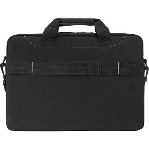 Targus Laptop Bag Slim Briefcase for Laptops up to 15.6-inches Over-the-shoulder Laptop Bag Men Women Travel Laptop Bag for 12 13 14 & 15 inch Dell HP Lenovo Apple and Microsoft Laptops Black (TSS898)