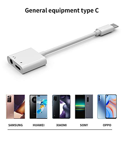 Usb C To 3.5Mm Headphone Charger Adapter Type C Earphone Jack Aux Dongle Audio Compatible With Google Nexus 6 5 4Xl,Samsung Galaxy S21 S20 S10 S9 Ultra Note,For Ipad Air4 Pro Fast Charging Cable Cord #TOP3