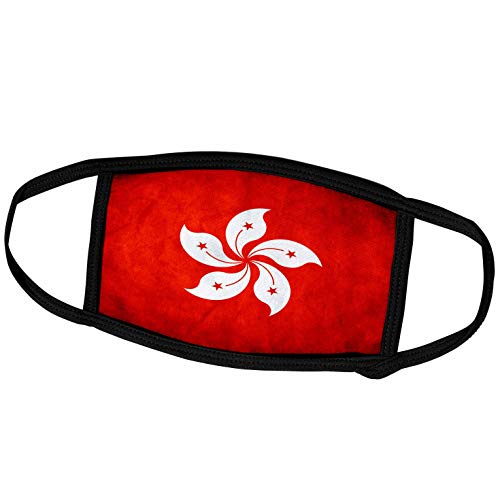 3dRose Face Mask Medium, Hong Kong Flag
