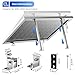 WOEFSTE 2 Set Adjustable Solar Panel Tilt Mount Brackets Aluminum Alloy Mounting Bracket Stand Systems Support 50W 70W 100W 150W 200W 300W 400W Panels for Roof/Boat/Flat Surface