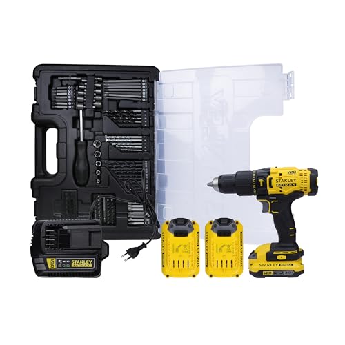 Taladro Percutor a Batería Dewalt Kit Marca Stanley