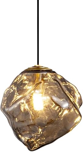 zhongheng Vintage Industrial Chandelier Mid Century Modern Soot Glass Chandelier
