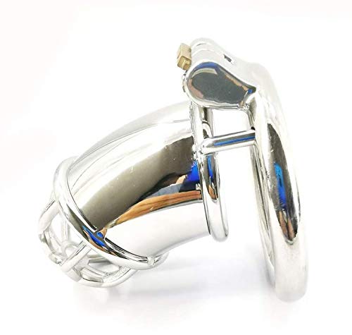 Roo-16HAO Plum Blossom Stainless Steel Long Breathable Cage Hidden Lock More Beautiful (45mm) -515