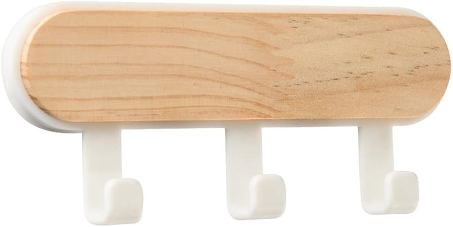 Decorative Wall Wooden Hook Hanger Kitchen Accessories Storage Home Decor Rack Door Rear