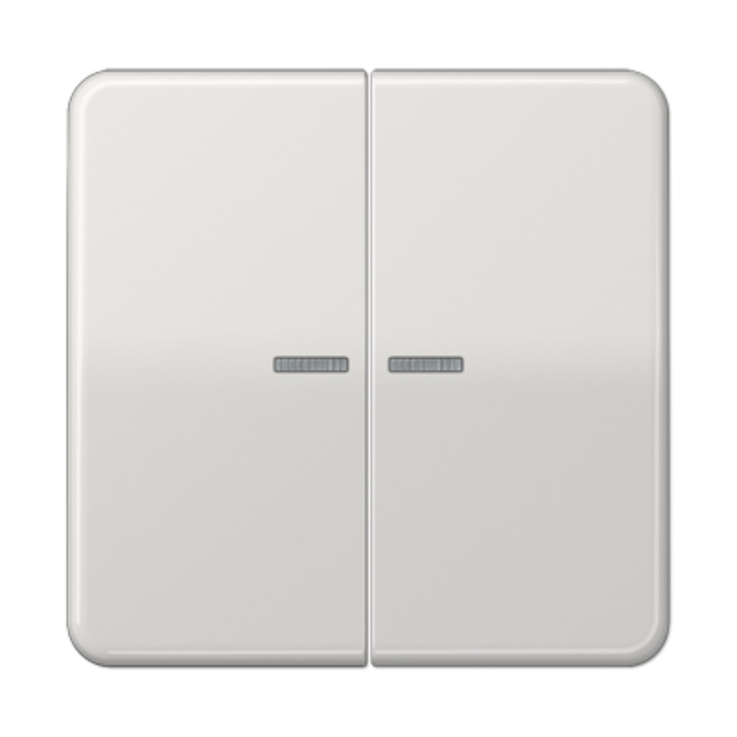 Touche KNX RF JUNG CD gris clair pour ajouter un interrupteur sans percer de mur