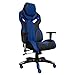 Produktbild Vivol Gaming Stuhl Race Blau - Ergonomischer Stuhl auf Rollen und Gepolsterte 3D-Armlehnen - Gaming Chair mit Wippmechanik - 4