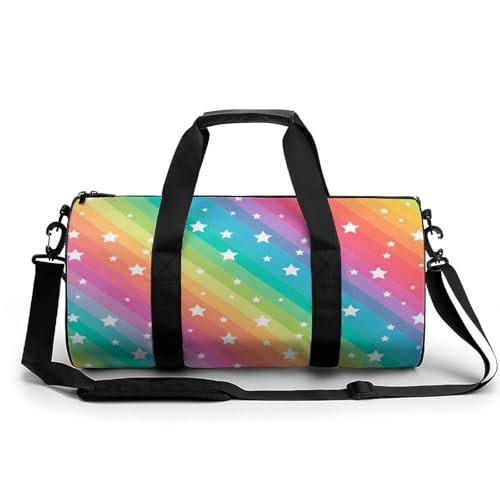 Duffel bag de sport 45x23x23cm multicolore pour voyage et gym