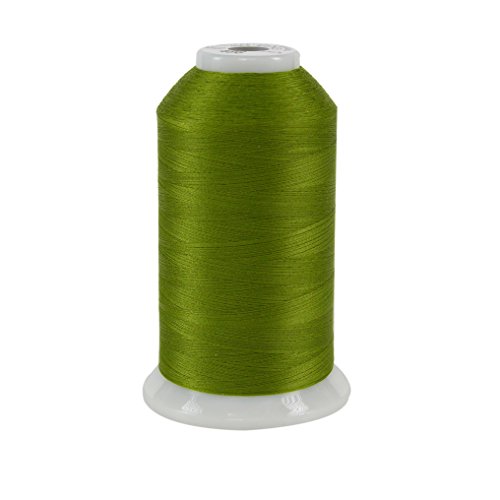 Superior Threads So Fine 3-Ply 50 Weight Polyester Sewing Thread Cone - 3280 Yards (#486 Verde)