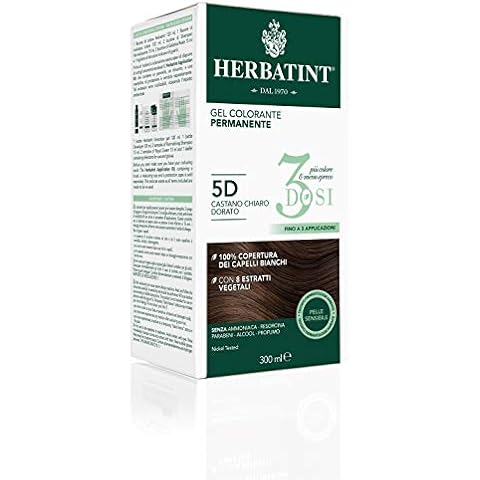 Herbatint Gel Colorante Permanente 5D Castaño Claro Dorado Cover