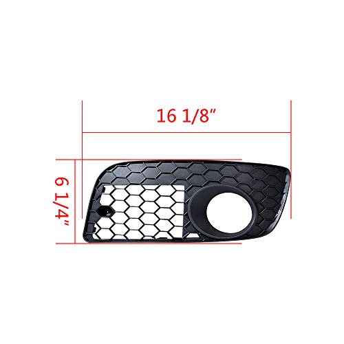 Front Lower Bumper Fog Light Grille + Mirror Turn Signal Lamp Side Marker Light Compatible With Vw Golf 5 Gti Jetta Mk5 #TOP5