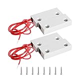 Aoje-Link MC-52 NO Wired Magnetic Switch Door Window Reed Switch Micro Alarm Magnetic Contact Security Silver Gray 2pcs