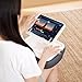 elitehood iPad Pillow Stand for Lap, Angle Adjustable Tablet Pillow Stand, Soft Cushion Tablet Holder for Bed Compatible with Laptop, MacBook, iPad Pro Air Mini, Kindle, Books & 4-15.6'' Devices, Grey