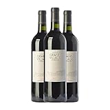 Château Grand Village Bordeaux Crianza 75 cl Vino tinto (Caja de 3 Botellas de 75 cl)