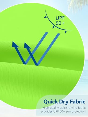 Boys Neon Shirt Youth UPF 50+ Dry Fit Athletic Short Sleeve Tops Tees Kids Rash Guard Neon Shirts for Boys and Girls3