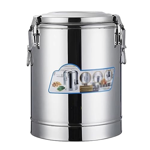 Distributeur de boissons isothermes en acier inoxydable argenté de 30L