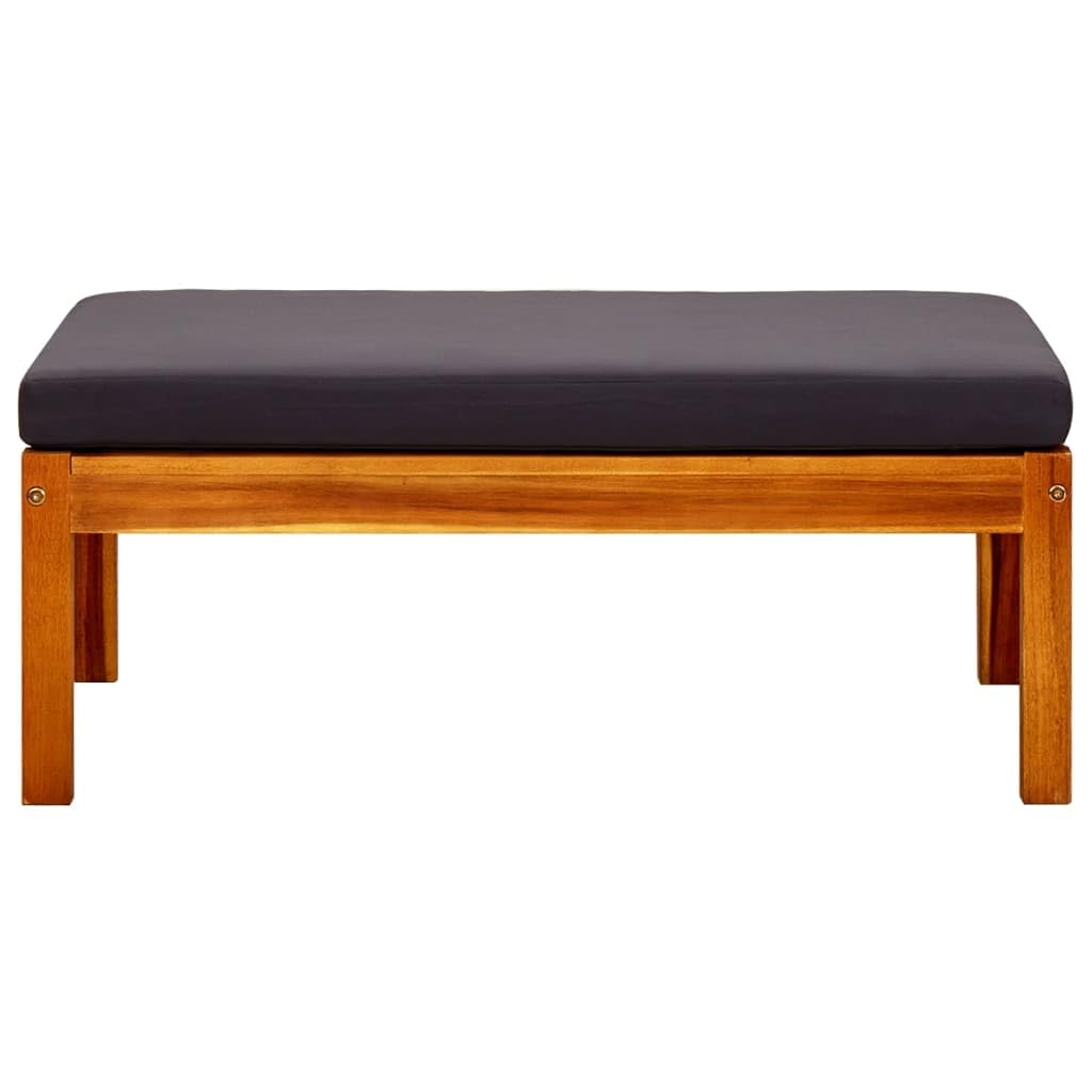 Taboret ogrodowy 2 szt. lite drewno akacjowe