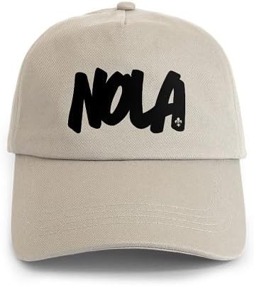 CafePress NOLA Brushed Cap Adjustable Baseball Cap