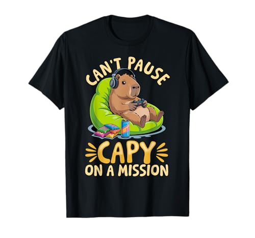 Capybara Gamer Gaming T-Shirt