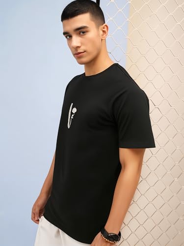 Image of Mack Jonney Oversized | Loose Fit | Half Sleeves 100% Cotton Round Neck Printed T-Shirt for Men-MACK208