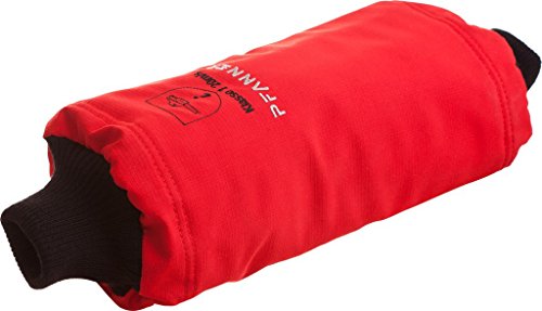 Pfanner Schnittschutz Armwärmer Rot-Schwarz Uni