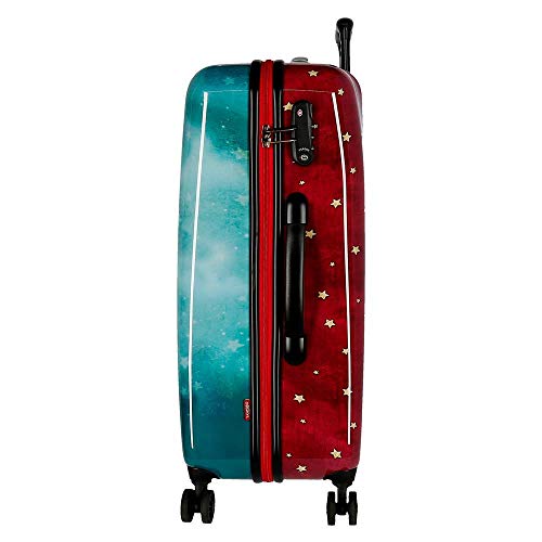 Set de bagages Santoro Gorjuss rigide multicolore 55 et 67 cm avec serrure TSA - 3