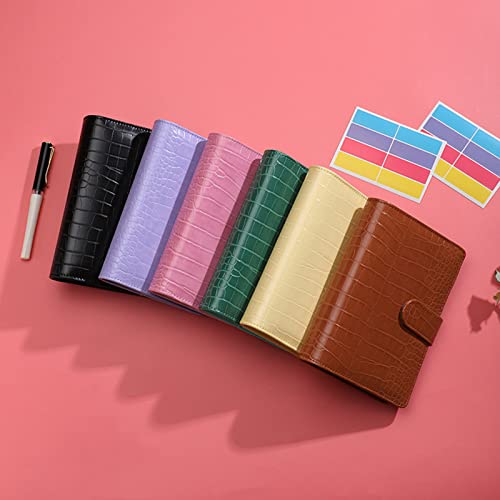 AIZHIYI Kits de fichário econômico - A6 Planner fichário para economia de dinheiro para orçamento (m