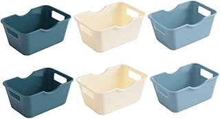 NOLITOY 6pcs Desktop Storage Box for Dormitor...