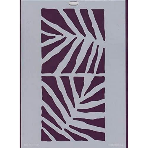 Dayka Trade Plantilla de Stencil con Motivo de Vegetal, 21 x 30 cm, Multicolor