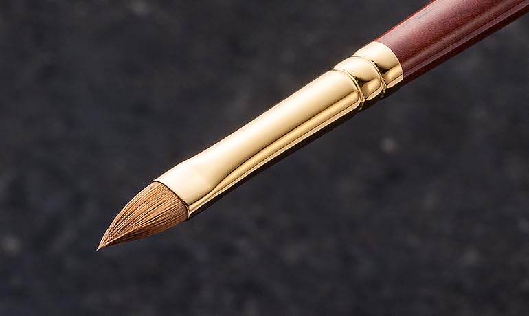 BISYODO Short Series Lip Brush - Round Flat Type