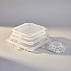 Kit 6 und Tampa Silicone Ajustável Universal Reutilizável Bpa Free - Água - Lisa