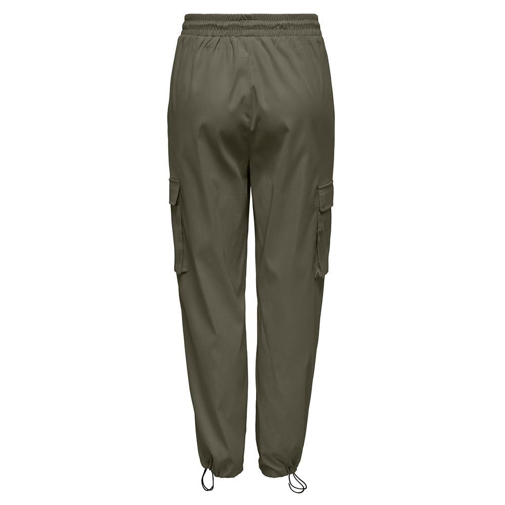 ONLY Female Cargo Trousers, Grape Leaf, L / 32L