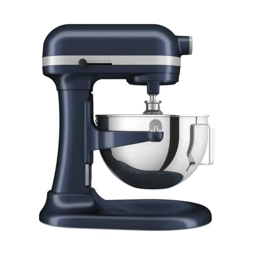 LUTEMA Batidora de Pie Kitchen Aid con Elevación de Tazón | Hasta 11 Velocidades | Capacidad 5.2 Litros | Seguridad Bloqueo de 3 Puntos (Azul Tinta)