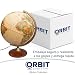 Interkart Globo terraqueo Iluminado 30cm, Pie de Madera, Cartografía en el Estilo...