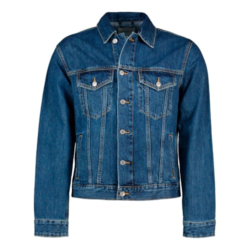Pepe Jeans Veste standard pour homme, bleu (DENIM-4U0), L, Bleu (DENIM-4U0), L