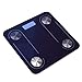 Skala o wysokiej precyzji Skala tłuszczowa ciała Szkło podłogowe Inteligentne Wagi elektroniczne LED USB LED Cyfrowy BMI Waga wagi Bluetric Wagi Bluetooth Skala (Color : Blue)