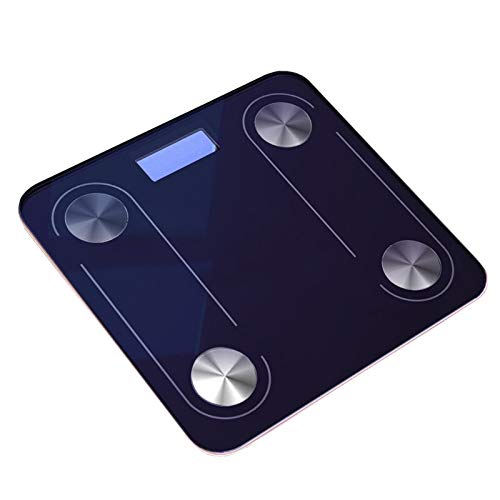Digital Scale Body Fat Scale Floor Glass Smart Electronic Scales USB LED Digital BMI Weight Balance Bariatric Bathroom Scales Bluetooth Scale (Color : Blue)-image-15