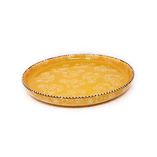 Temptations by Tara S/2 Deep Dish Dinner Plates, TWO Plate Set, 10.5