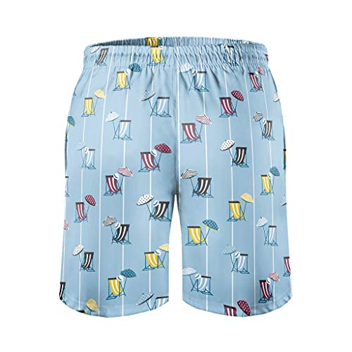 Ktewqmp Zomer zwembroek kokosnootboom mannen zwembroek zwembroek met zakken comfortabel - Image 4
