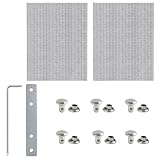 Molythrix Reparatur-Set für Rollladengurt, 20 – 23 mm, Platten aus Edelstahl