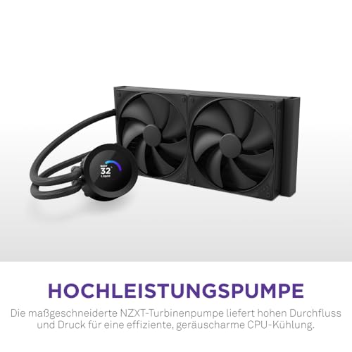 NZXT Kraken Serie AIO CPU-Wasserkühlung mit LCD-Display und RGB