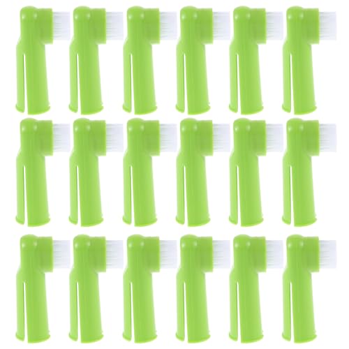 DOITOOL Cepillo de Dientes de Silicona para Mascotas Forma de Dedo, Cerdas Suaves para Perros y Gatos, 50 Unidades, Limpieza Dental Segura y Cómoda para Cachorros y Gatos Pequeños
